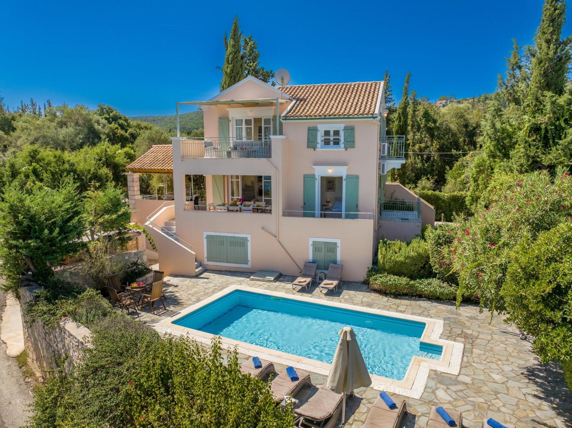 Villa Garden House, Up To 8px 1km From Fiskardo Tselendáta